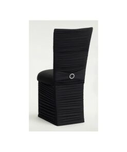 housse de chaise lycra plissée