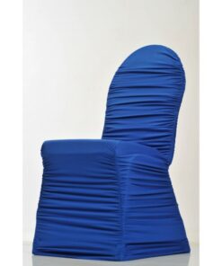 housse de chaise lycra plissée