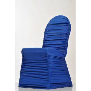 housse de chaise lycra plissée