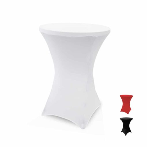 Housse de table lycra mange debout