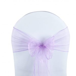 noeud de chaise Organza Parme