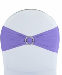 Noeud de chaise Lycra parme