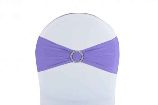 Noeud de chaise Lycra parme