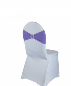Noeud de chaise Lycra parme