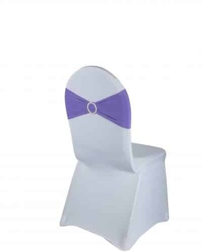 Noeud de chaise Lycra parme