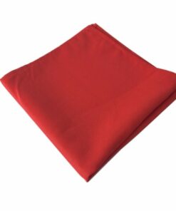 Serviette carrée 50x50 cm rouge polyester location evenement