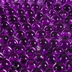 billes d'eau violet