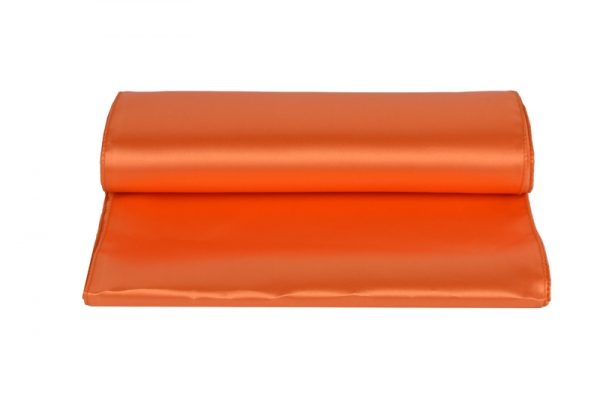 chemin de table satin orange location evenement