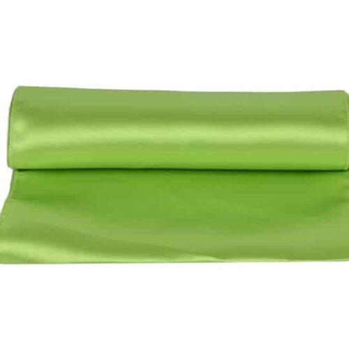 Chemin de table satin 30x275cm - N1 Événement chemin de table satin vert anis location evenement