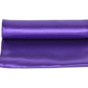 chemin de table satin violet location evenement