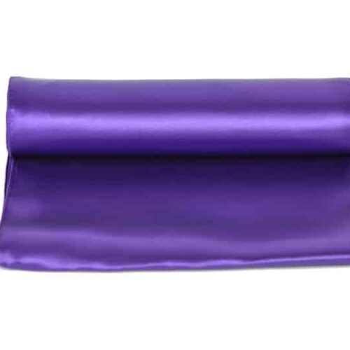 Chemin de table satin 30x275cm - N1 Événement chemin de table satin violet location evenement