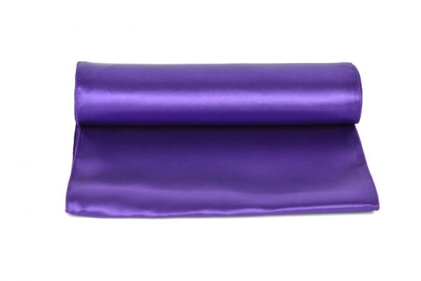 chemin de table satin violet location evenement