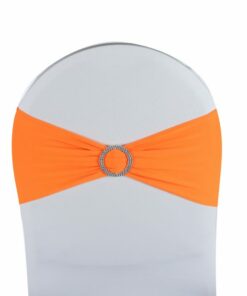 noeud de chaise en lycra Orange