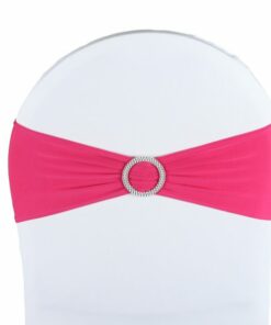 noeud de chaise en lycra fushia