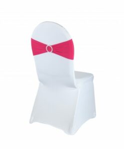 noeud de chaise en lycra fushia