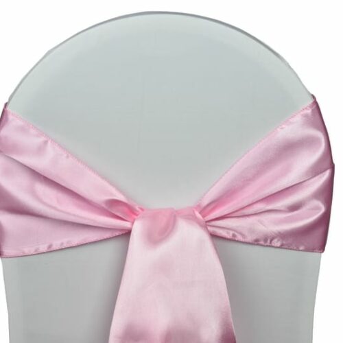 Nœud de chaise satin - N1 Événement noeud de chaise satin rose