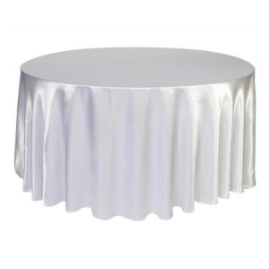 Nappe BRILLANT satin qualité +++ argent location