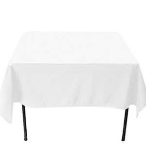 Nappe carré blanc 240x240