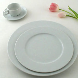 assiette Porcelaine blanche location évènement