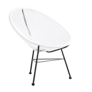 Fauteuil relaxation Acapulco blanc