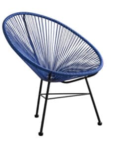 Fauteuil relaxation Acapulco bleu