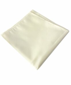Serviette carrée 50x50 cm ivoire polyester location evenement