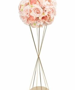 centre de table diabolo 80 cm Or Rose