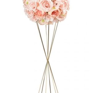 centre de table diabolo 80 cm Or Rose