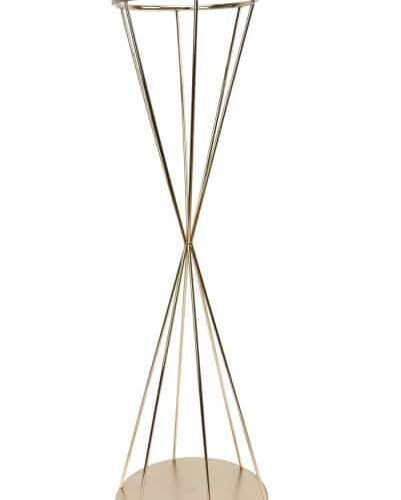 centre de table diabolo 80 cm Or Rose location