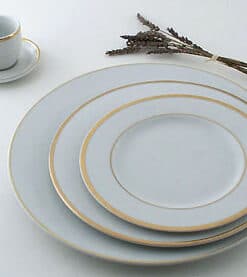 assiettes filet or