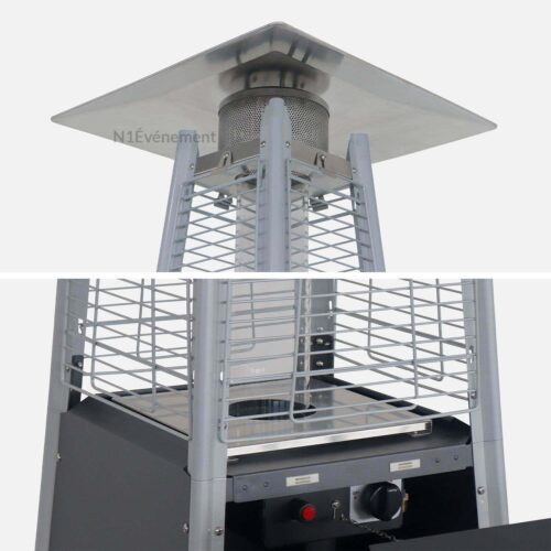 Alternative view of Location Parasol chauffant à gaz