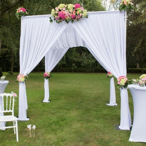 Alternative view of Location Kit structure carré pour rideaux