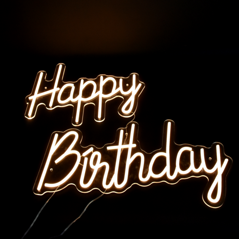 Panneau LED Happy birthday