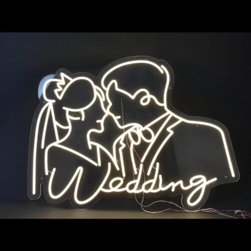 Panneau LED Wedding
