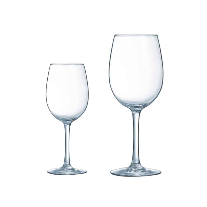 Location verre à vin conditionné par 24