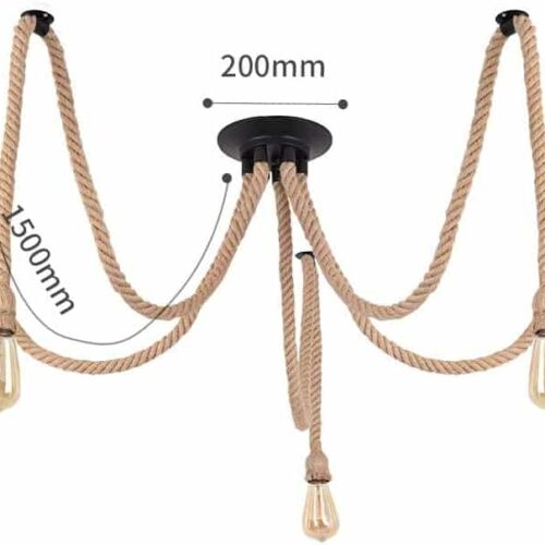 Alternative view of Location Suspension luminaire 5 têtes