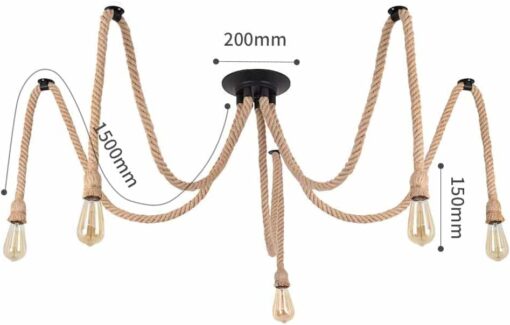 Location Suspension luminaire 5 têtes – Image 2