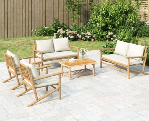 Location Salon de jardin en bambou
