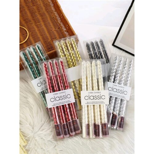 Alternative view of Location Lot 4 Bougies torsadé