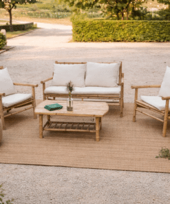 Location Salon de jardin en bambou