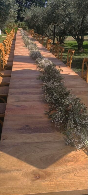Location Table en bois manguier