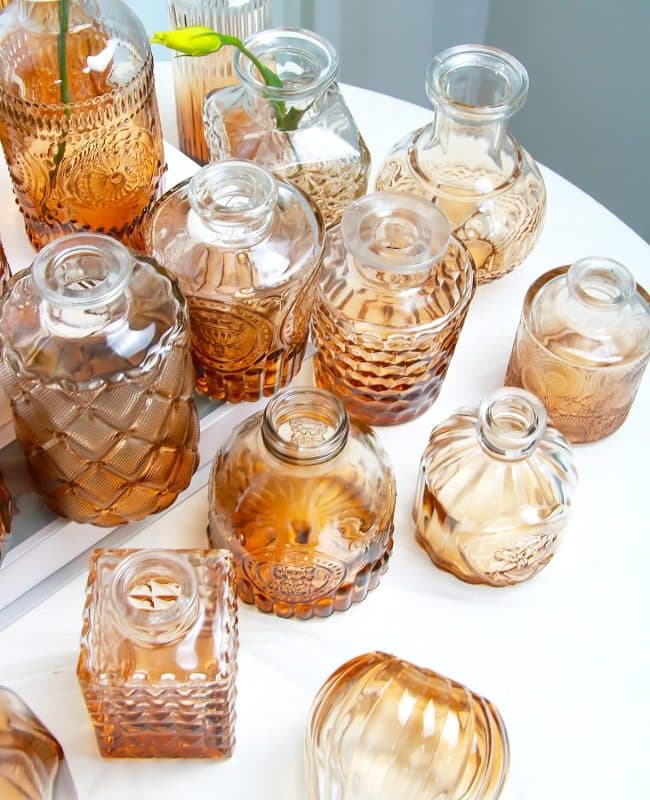 Location Vases en Verre - Lot de 24