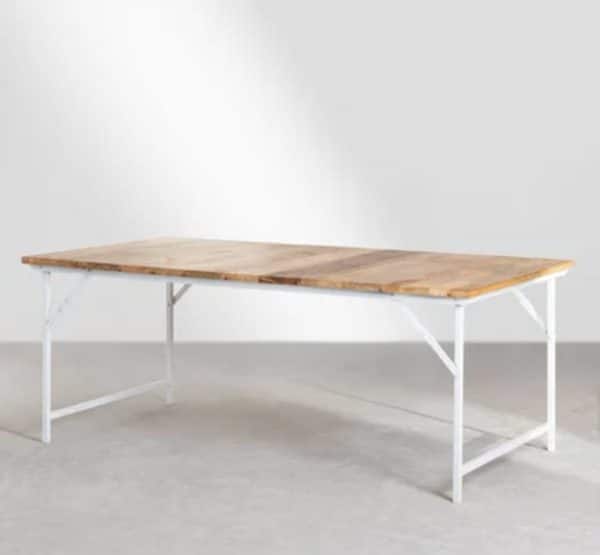 Location Table en bois manguier - N1 Événement