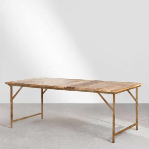 Location Table en bois manguier - N1 Événement