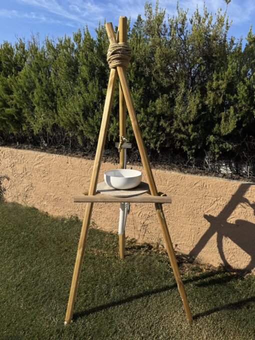 Location Lavabo Extérieur en Bois