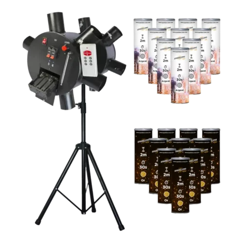 Alternative view of Jet de scène rosaces