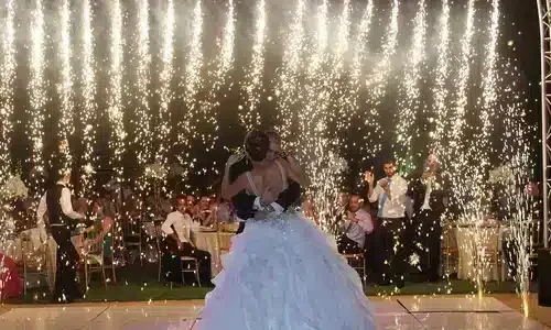 Jet de Cascade de Feu d’Artifice