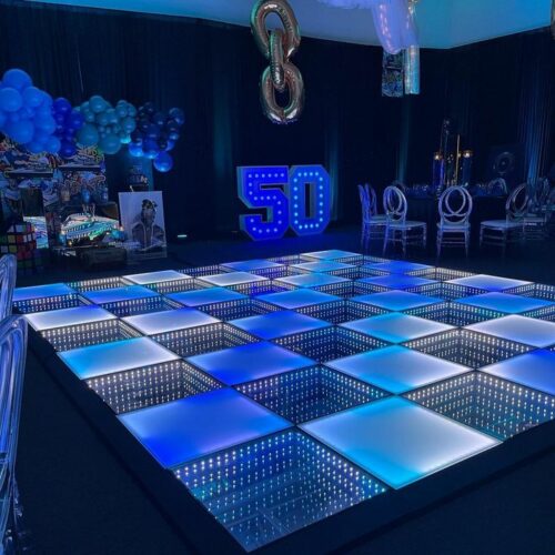Location Piste de danse lumineuse 3D opaque