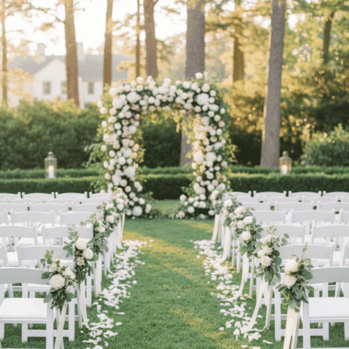 Chaise wedding blanche - N1 Événement