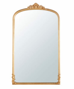 Location Grand miroir rectangulaire doré effet vieilli 119x194